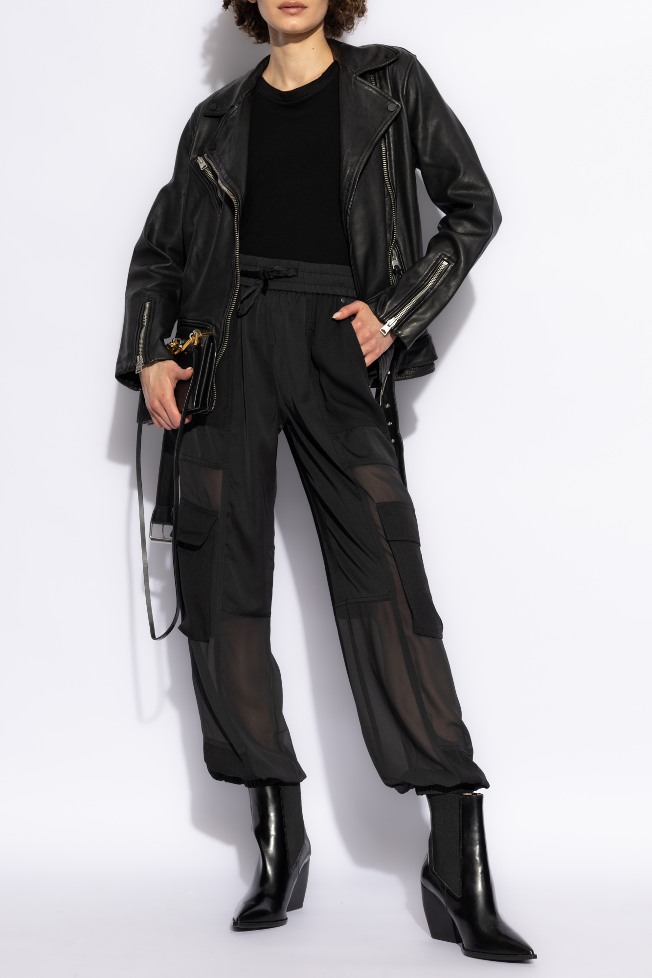 AllSaints Leather jacket 'Billie' | Women's | Vitkac